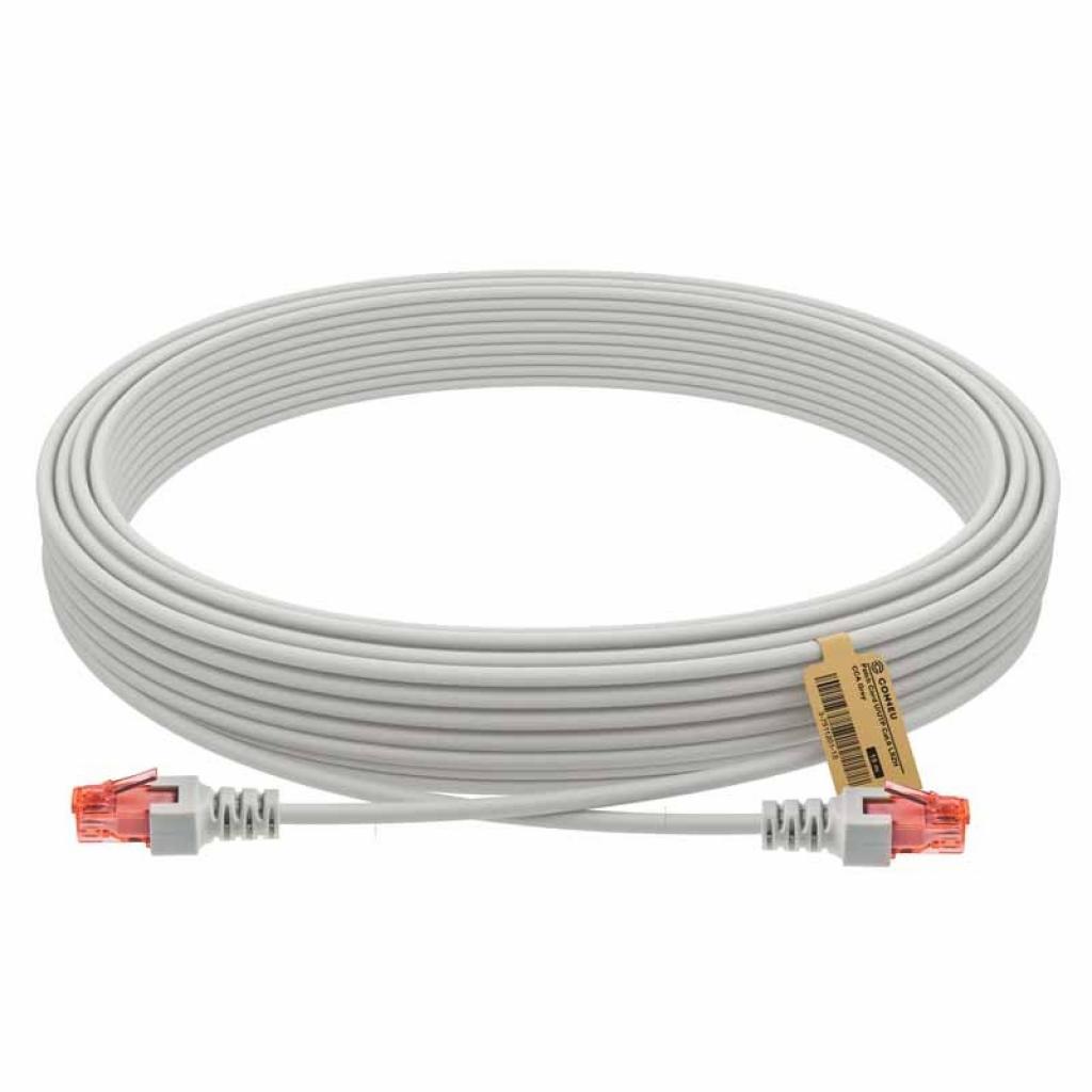 Пач корда, U/UTP, кат.6 LSZH CCA, сива, 15м.на ниска цена с бърза доставка - BestPC.BG