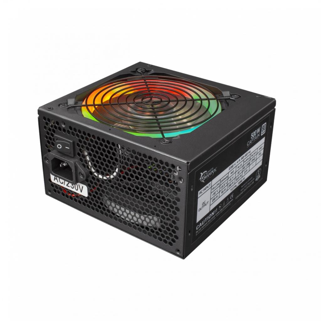 Захранващ блок, 500W ATX, 80 Plus, RGB подсветкана ниска цена с бърза доставка - BestPC.BG