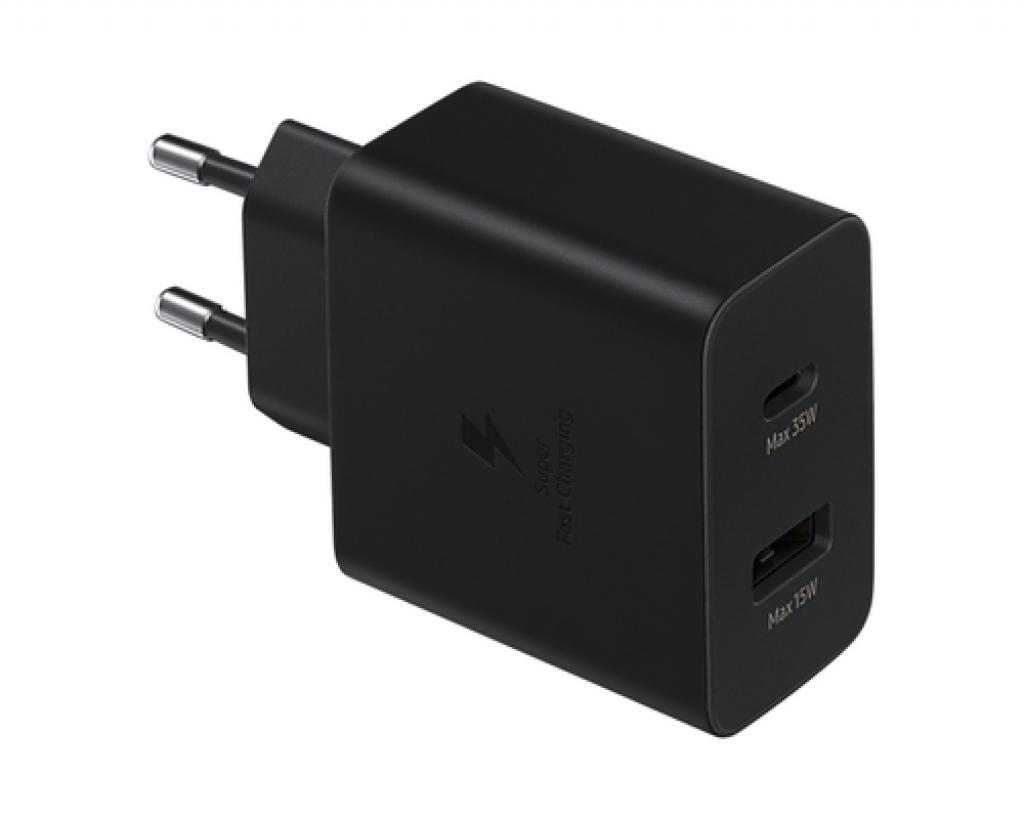 Мрежова LAN карта/адаптер Samsung Travel Adapter Duo 30W Blackна ниска цена с бърза доставка - BestPC.BG