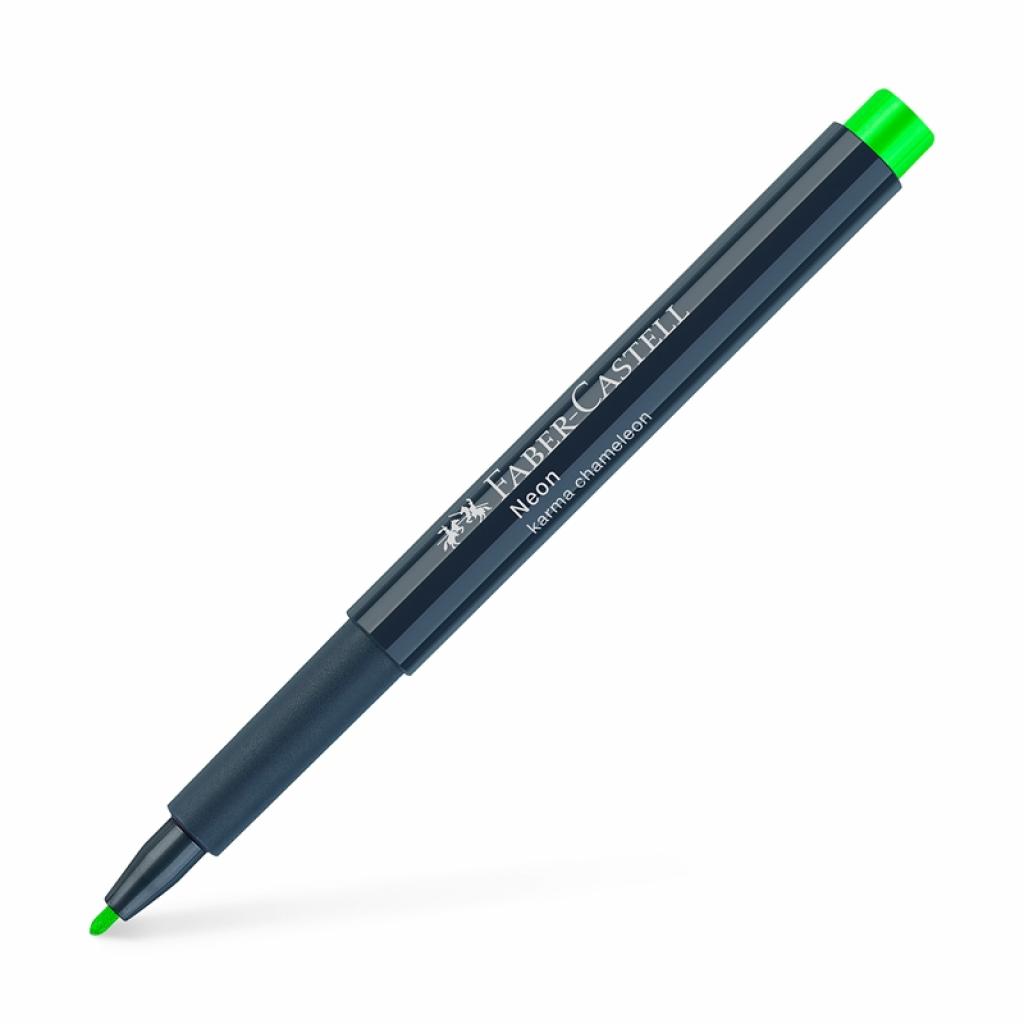 Faber-Castell Маркер, объл, 1.5 mm, неон, зеленна ниска цена с бърза доставка - BestPC.BG