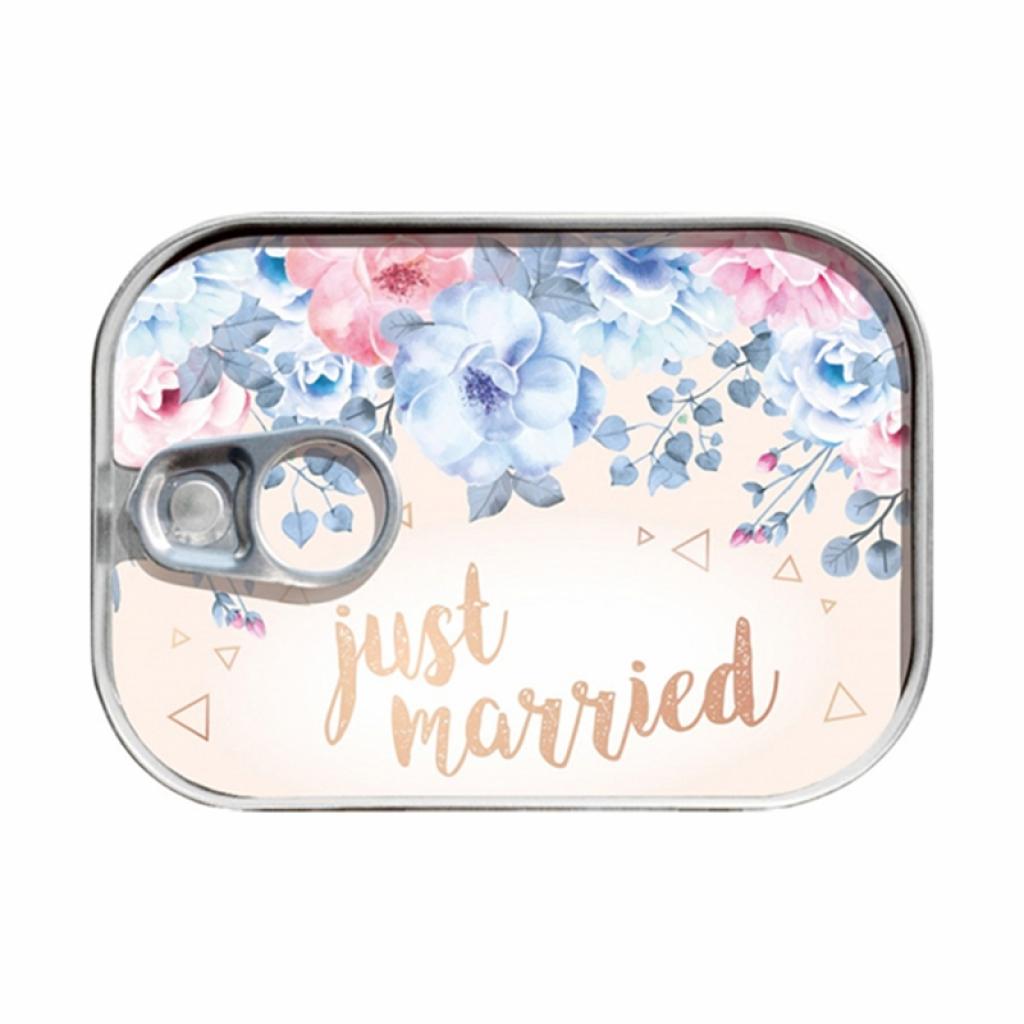 Продукт Gespaensterwald Картичка-консерва Just Married, цветяна ниска цена с бърза доставка - BestPC.BG