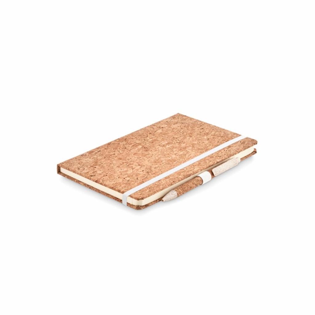 More Than Gifts Комплект химикалка и тефтер Suber, А5, корковина ниска цена с бърза доставка - BestPC.BG