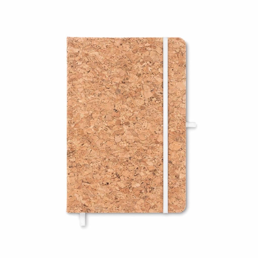 More Than Gifts Тефтер Suber, А5, корк, с бял ластик, 96 листана ниска цена с бърза доставка - BestPC.BG