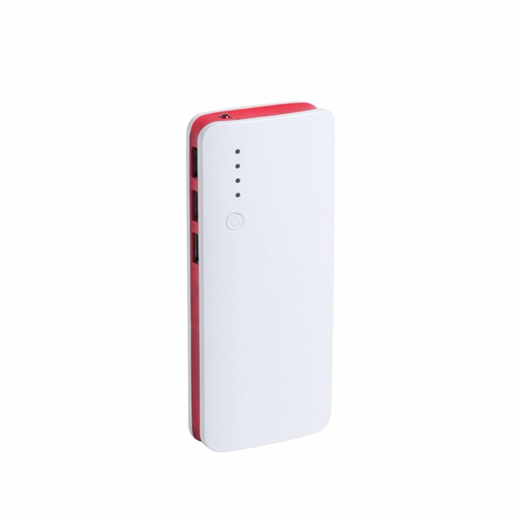 Външна батерия Cool Мобилна батерия Kaprin, с 3 USB порта, 10 000 mAh, бяло и червенона ниска цена с бърза доставка - BestPC.BG