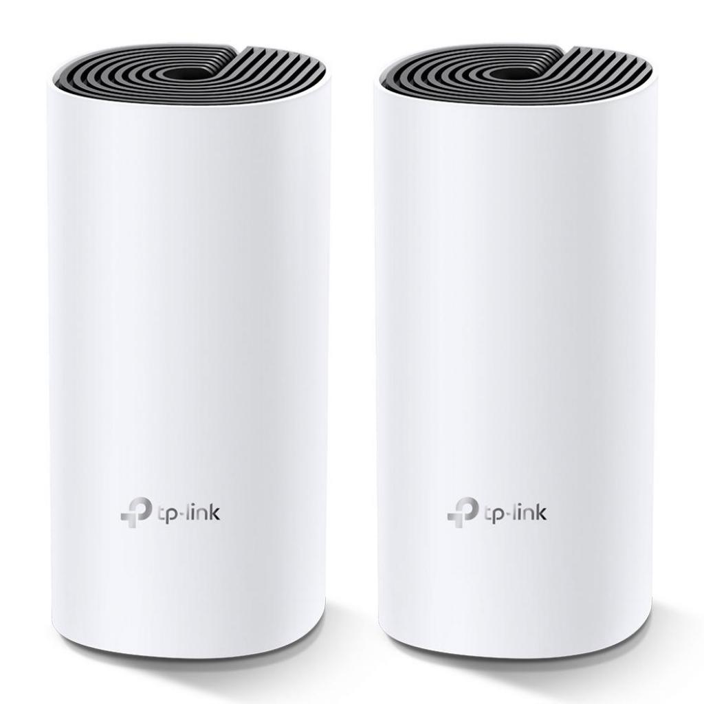 Безжичен рутер TP-Link Deco M4, AC1200, 2.4-5 GHz, 300 -  867 Mbps, Gigabit, 2 бр. в комплектна ниска цена с бърза доставка - BestPC.BG