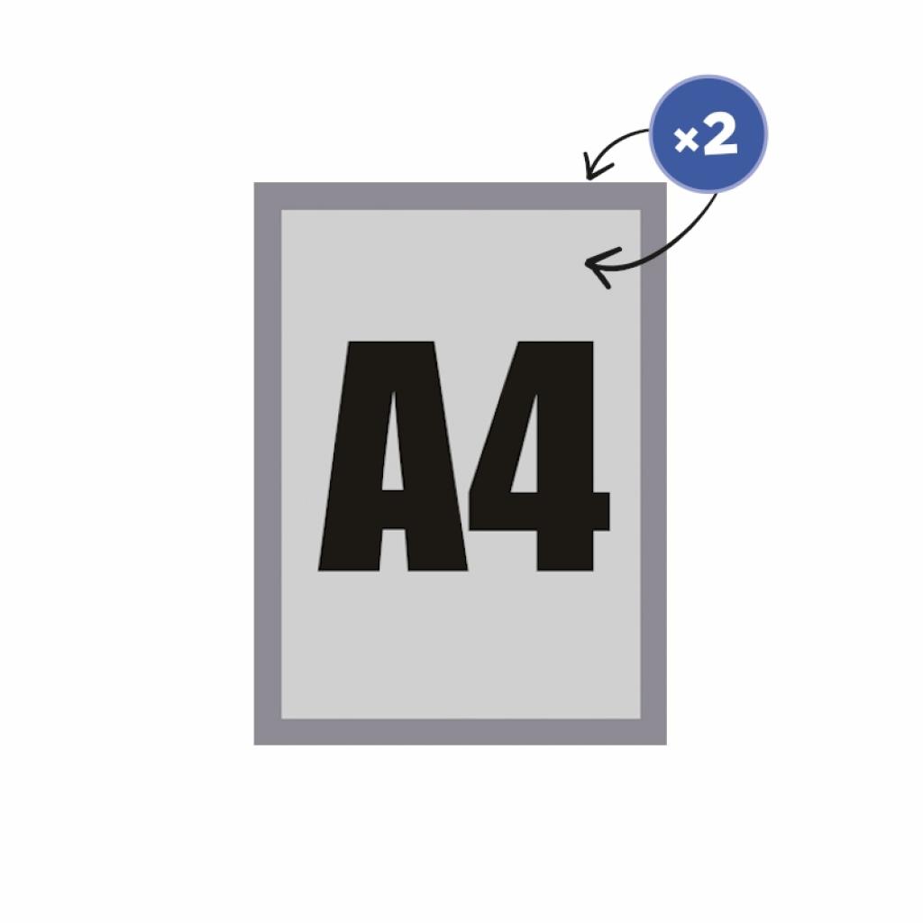 Продукт Рамка, магнитна, двустранна, A4, сребристана ниска цена с бърза доставка - BestPC.BG