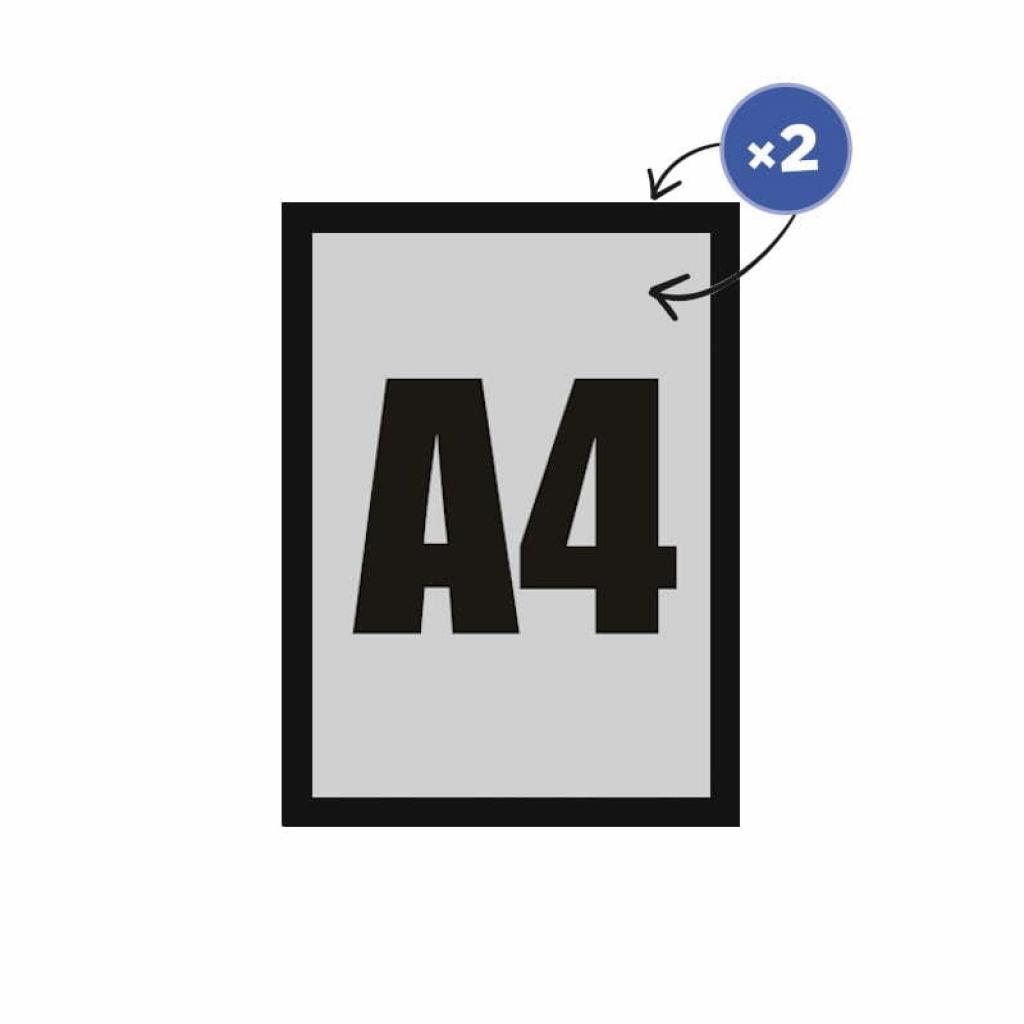 Продукт Рамка, магнитна, двустранна, A4, чернана ниска цена с бърза доставка - BestPC.BG