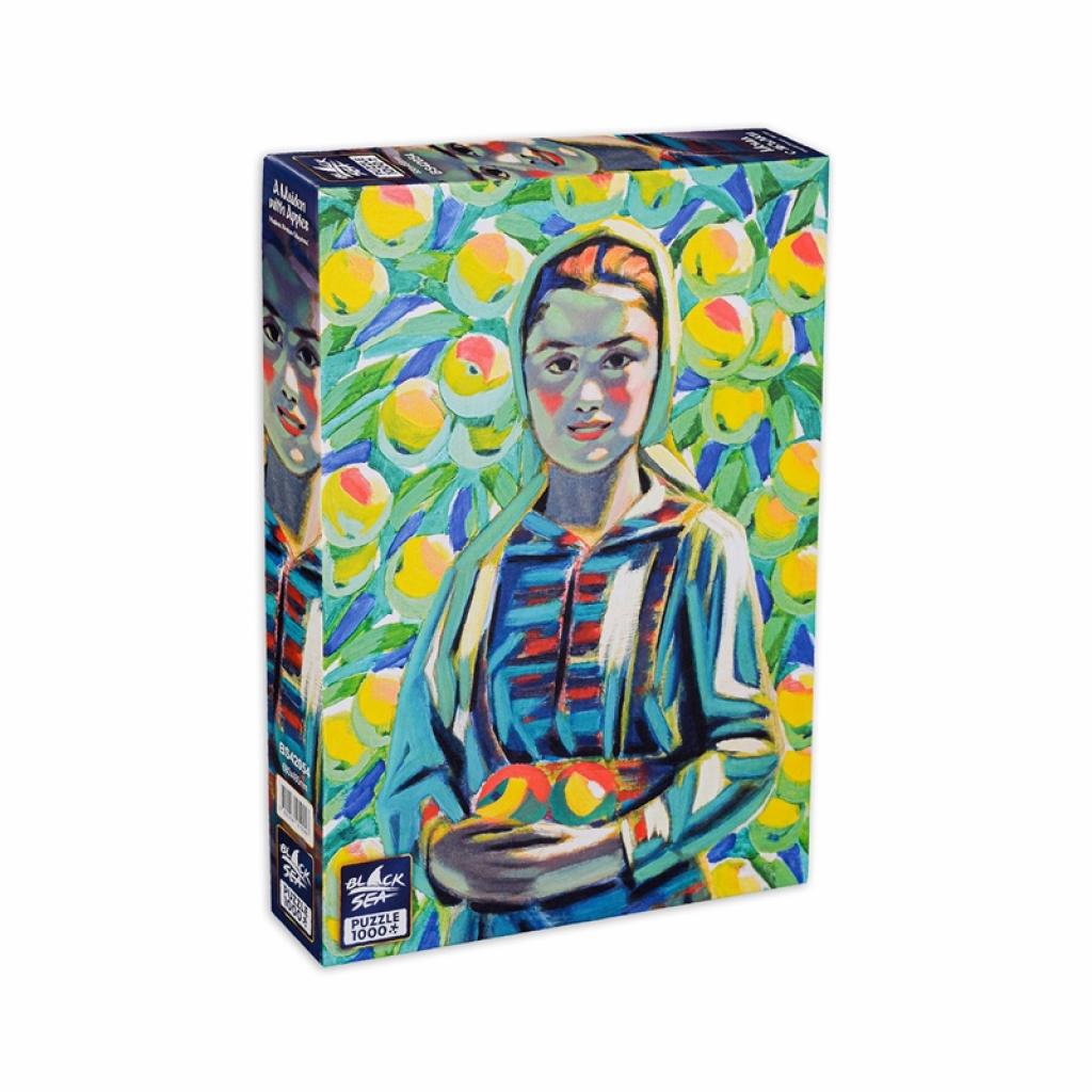 Пъзел Black Sea - Мома с ябълки, 1000 частина ниска цена с бърза доставка - BestPC.BG