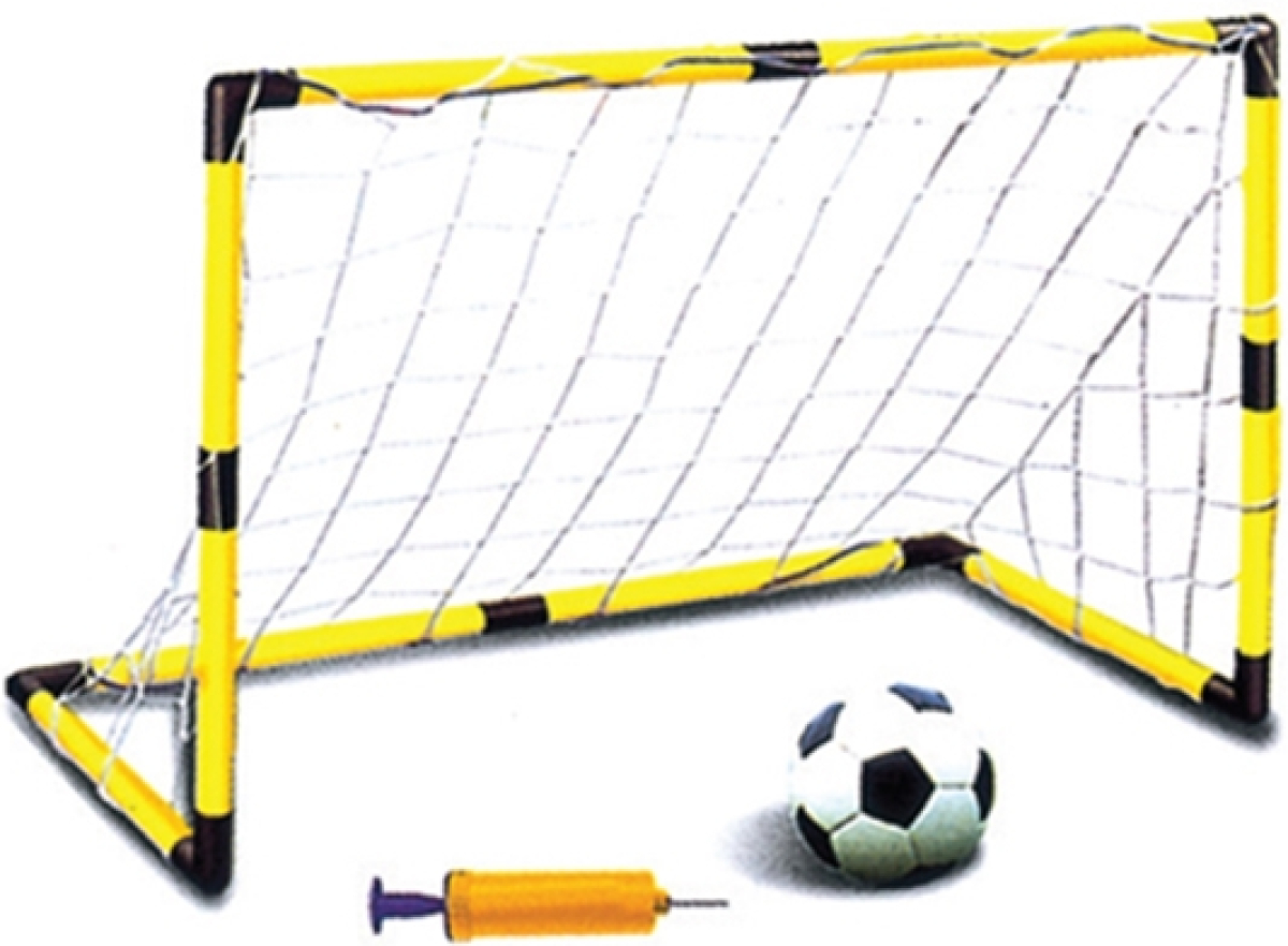 Футболна врата, детска, 91.5 х 48 х 61 cm, с топка и помпана ниска цена с бърза доставка - BestPC.BG