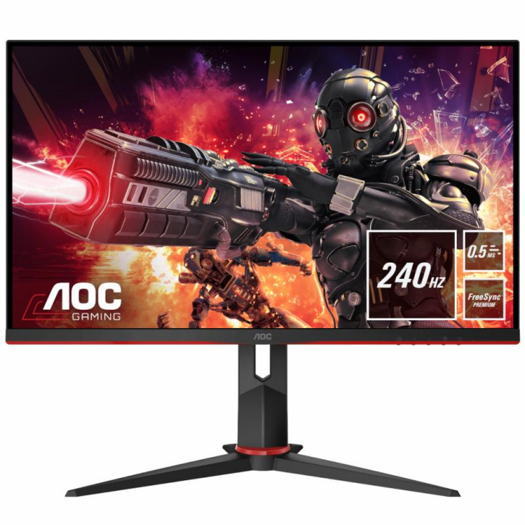 Монитор AOC 24G2ZE-BK 23.8inch LCD monitor HDMI DPна ниска цена с бърза доставка - BestPC.BG