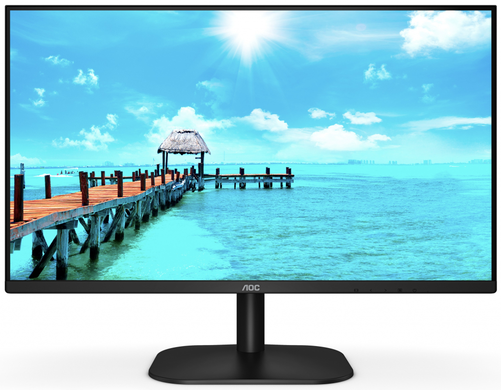 Монитор AOC 27B2QAM 27inch VA FHD 75Hz 250 cd-m2 4ms D-SUB HDMI DP Speakersна ниска цена с бърза доставка - BestPC.BG