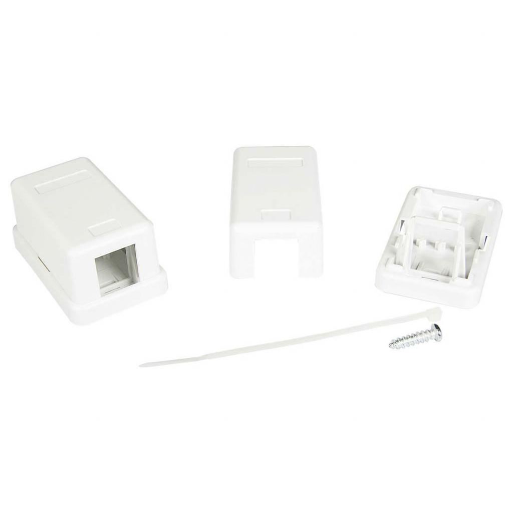 Розетка Еднопортова кутийка за повърхностен монтаж Conneu, бялана ниска цена с бърза доставка - BestPC.BG