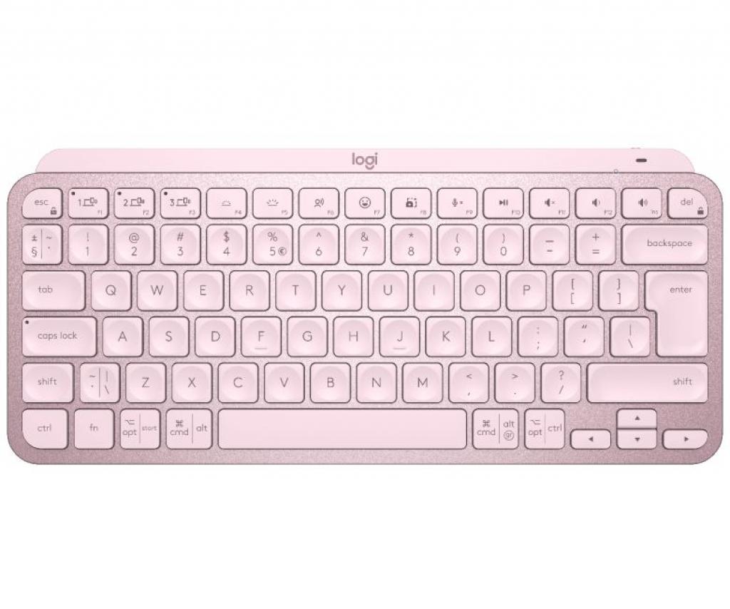 Клавиатура LOGITECH MX Keys Mini Minimalist Wireless Illuminated Keyboard - ROSEна ниска цена с бърза доставка - BestPC.BG