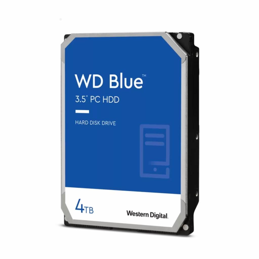 HDD вътрешен Western Digital Blue 4TB ( 3.5'', 256MB, 5400 RPM, SATA 6Gb-s )на ниска цена с бърза доставка - BestPC.BG