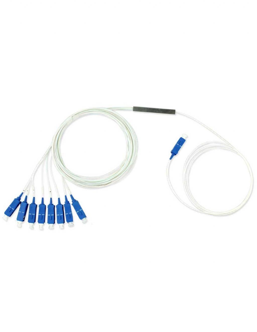 Оптичен сплитер PLC 1x8 с SC UPC конекторина ниска цена с бърза доставка - BestPC.BG