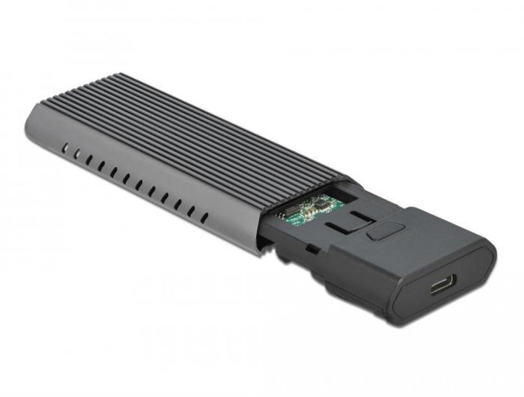 Кутия/Чекмедже за HDD Delock 63263, За M.2 NVMe PCIe или SATA SSD, USB-C 3.2 Gen 2на ниска цена с бърза доставка - BestPC.BG