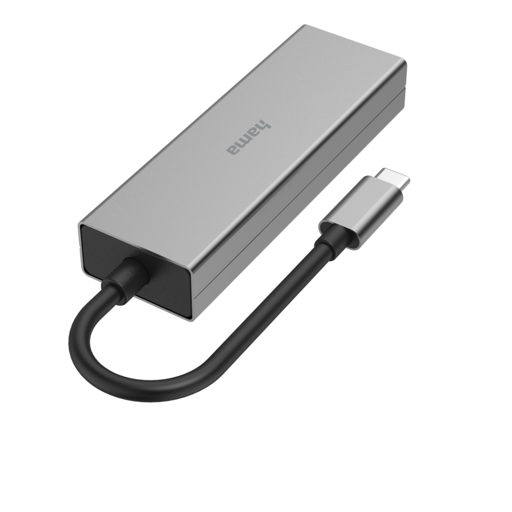 4-портов хъб USB-C, HAMA-200108на ниска цена с бърза доставка - BestPC.BG