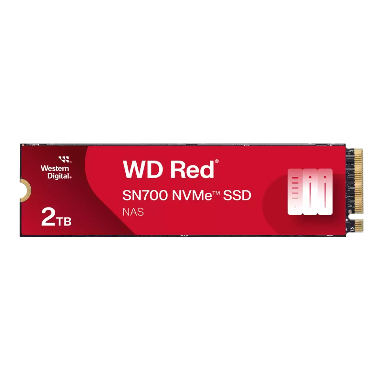SSD WD Red SSD SN700 NVMe 2TB M.2 2280 PCIe Gen3 8Gb-s internal drive for NAS devicesна ниска цена с бърза доставка - BestPC.BG