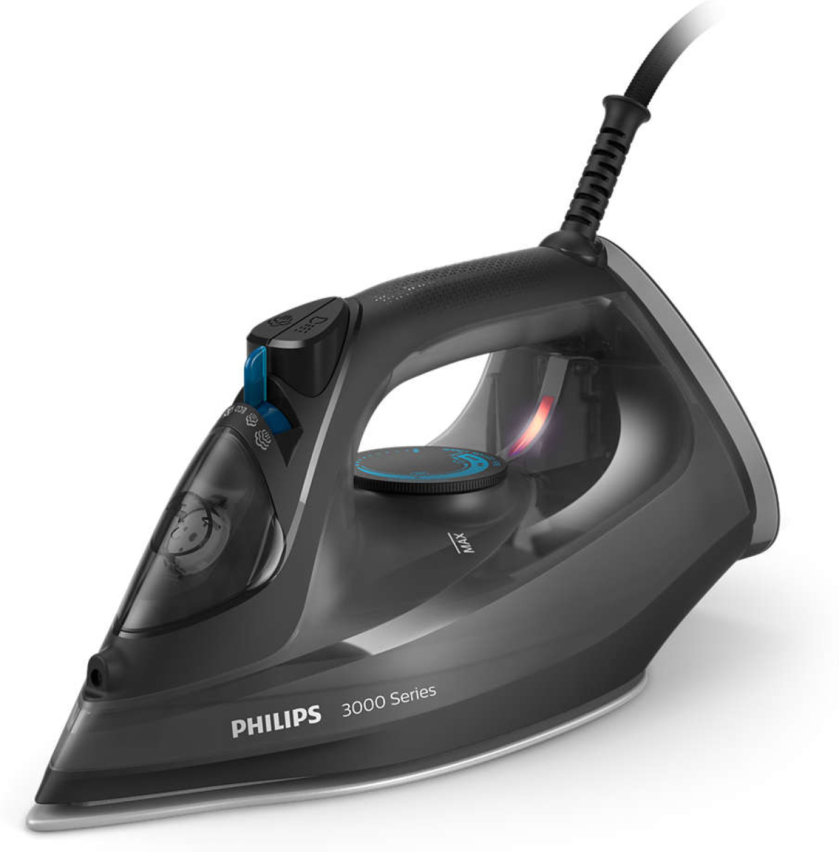 Ютия PHILIPS Steam iron Series 3000 40g-min 180g steam boost SteamGlide Plus 2600на ниска цена с бърза доставка - BestPC.BG