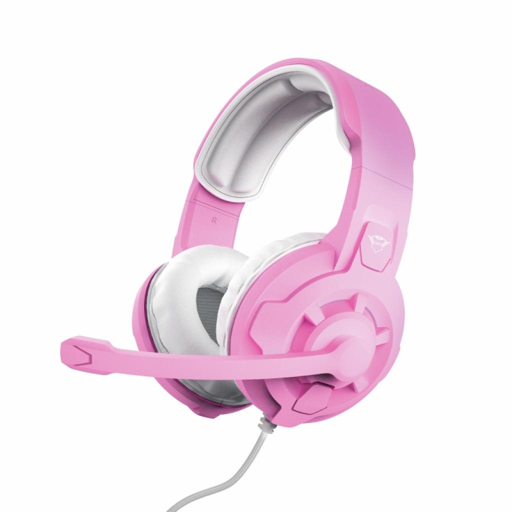 Слушалки TRUST GXT 411P Radius Gaming Headset Pinkна ниска цена с бърза доставка - BestPC.BG