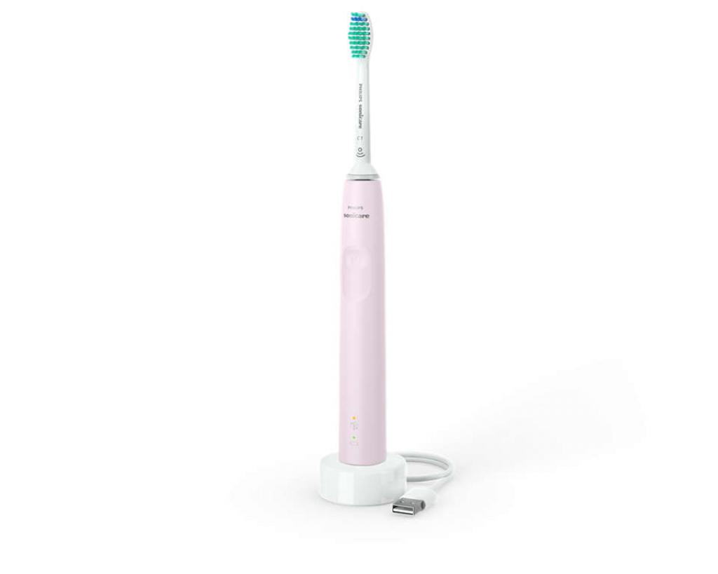 PHILIPS Electric toothbrush Series 3100 Pressure sensor Slim ergonomic design pinkна ниска цена с бърза доставка - BestPC.BG