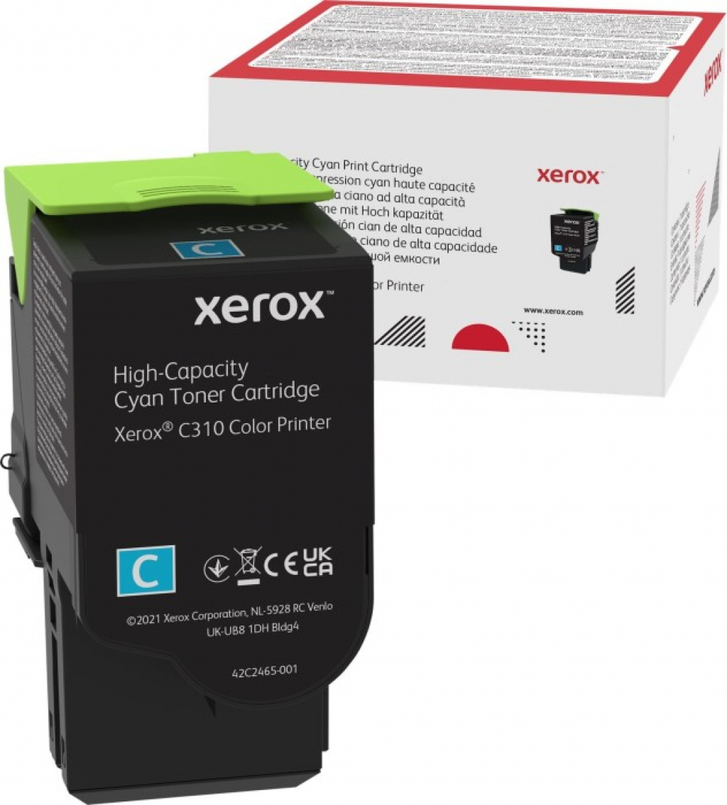 Тонер за лазерен принтер Xerox High capacity toner Cyan 5500 page C310-C315на ниска цена с бърза доставка - BestPC.BG