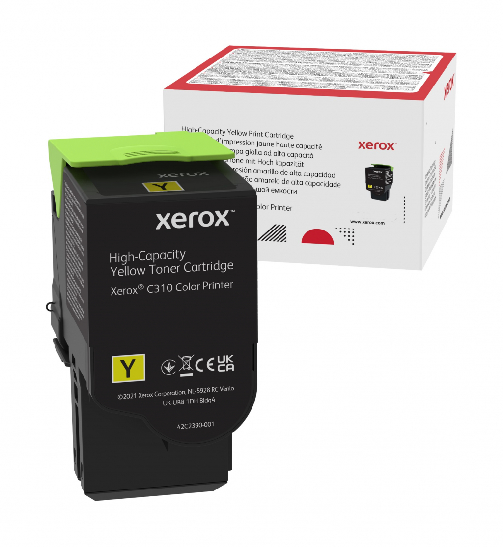 Тонер за лазерен принтер Xerox High capacity toner Yellow 5500 page C310-C315на ниска цена с бърза доставка - BestPC.BG