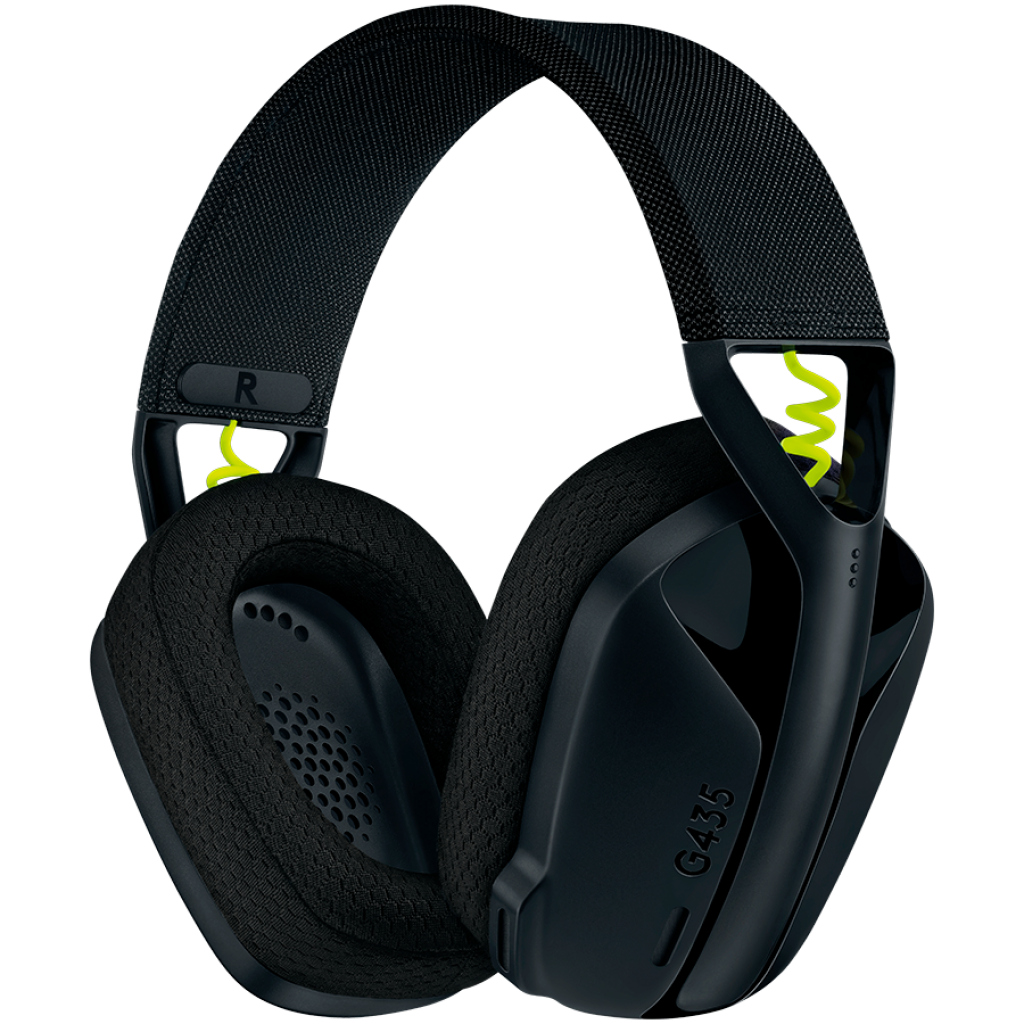 Слушалки Геймърски LOGITECH G435 LIGHTSPEED Wireless Gaming Headset - Чернина ниска цена с бърза доставка - BestPC.BG