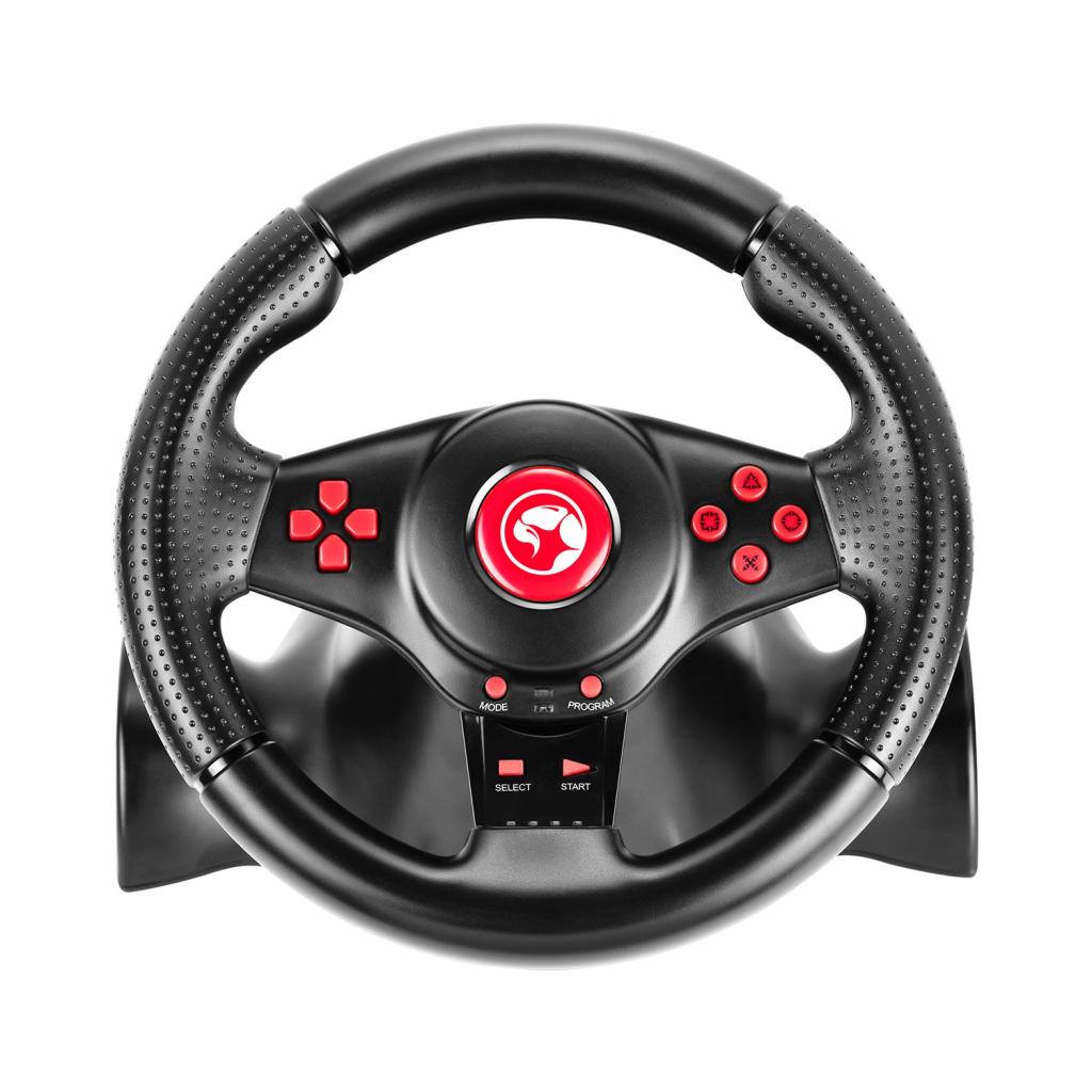 Други Marvo волан с педали Racing Wheel with 2 pedals - GT-903 - Vibrationна ниска цена с бърза доставка - BestPC.BG