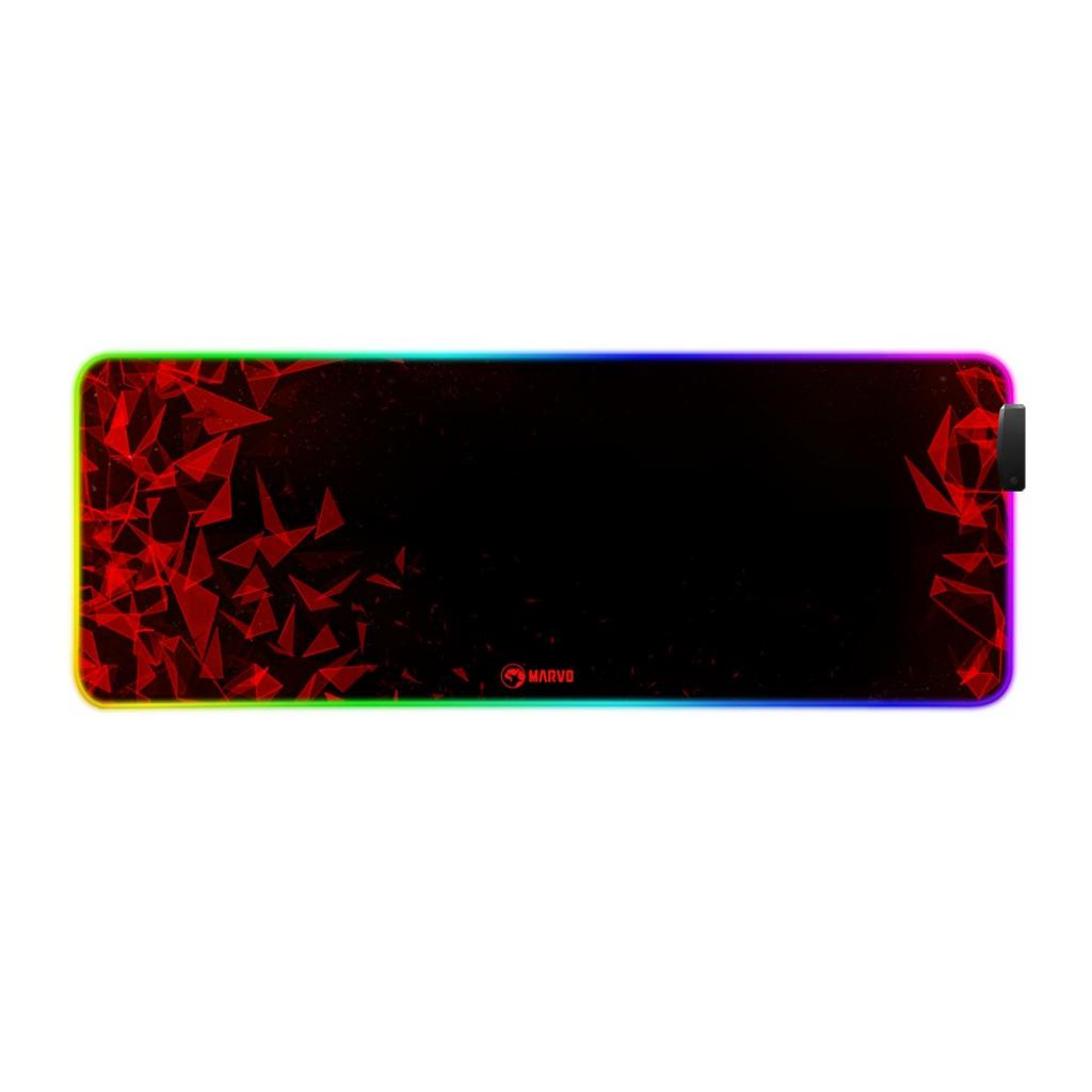 Marvo светеща подложка за мишка Gaming Mousepad MG011- Size XL, RGB, USB hubна ниска цена с бърза доставка - BestPC.BG