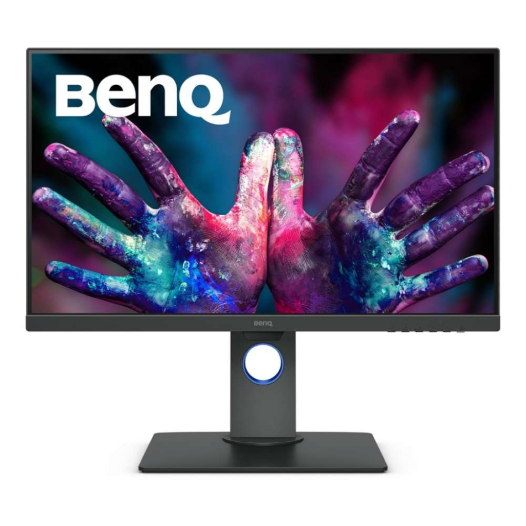 Монитор BenQ PD2705U, 27" 3840 x 2160 4K UHD, IPS, LED, Speaker, 300cd-m2, Сивна ниска цена с бърза доставка - BestPC.BG