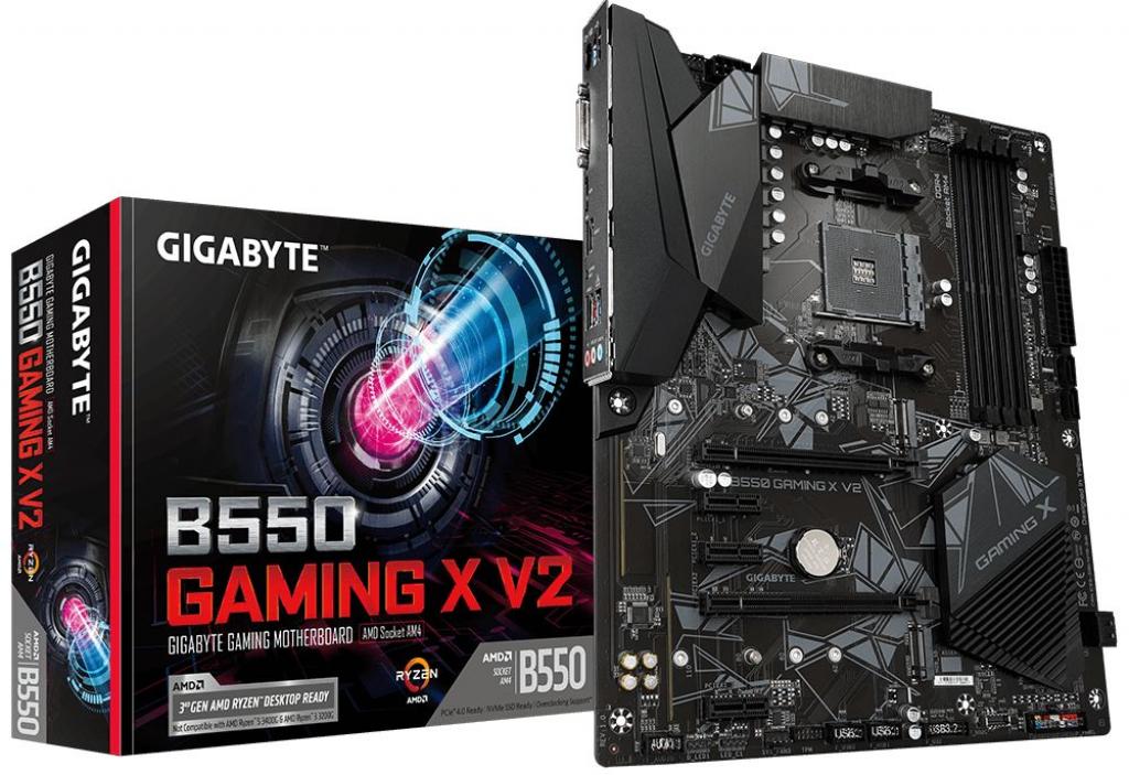 Дънна платка GIGABYTE B550 4xDDR4 4xSATA3 RAID HDMI DVI 2xM2 GLAN 2xPCIEx16 3xPCIEx1на ниска цена с бърза доставка - BestPC.BG
