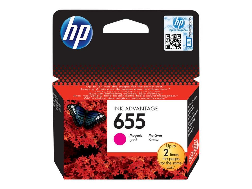 Касета с мастило HP 655 original Ink cartridge CZ111AE BHK magenta standard capacity 600 pagesна ниска цена с бърза доставка - BestPC.BG