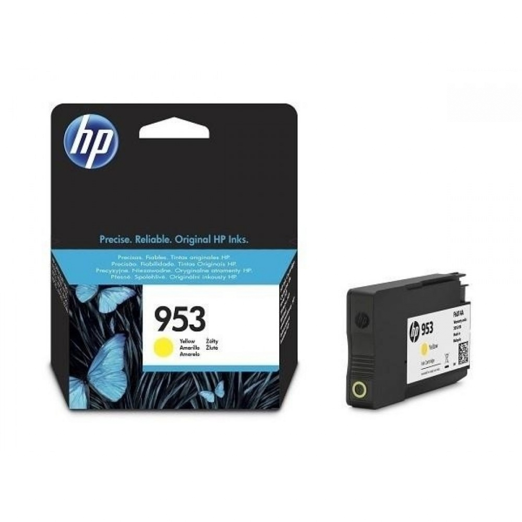 Касета с мастило HP 953 original Ink cartridge F6U14AE BGX Yellow 700 Pagesна ниска цена с бърза доставка - BestPC.BG