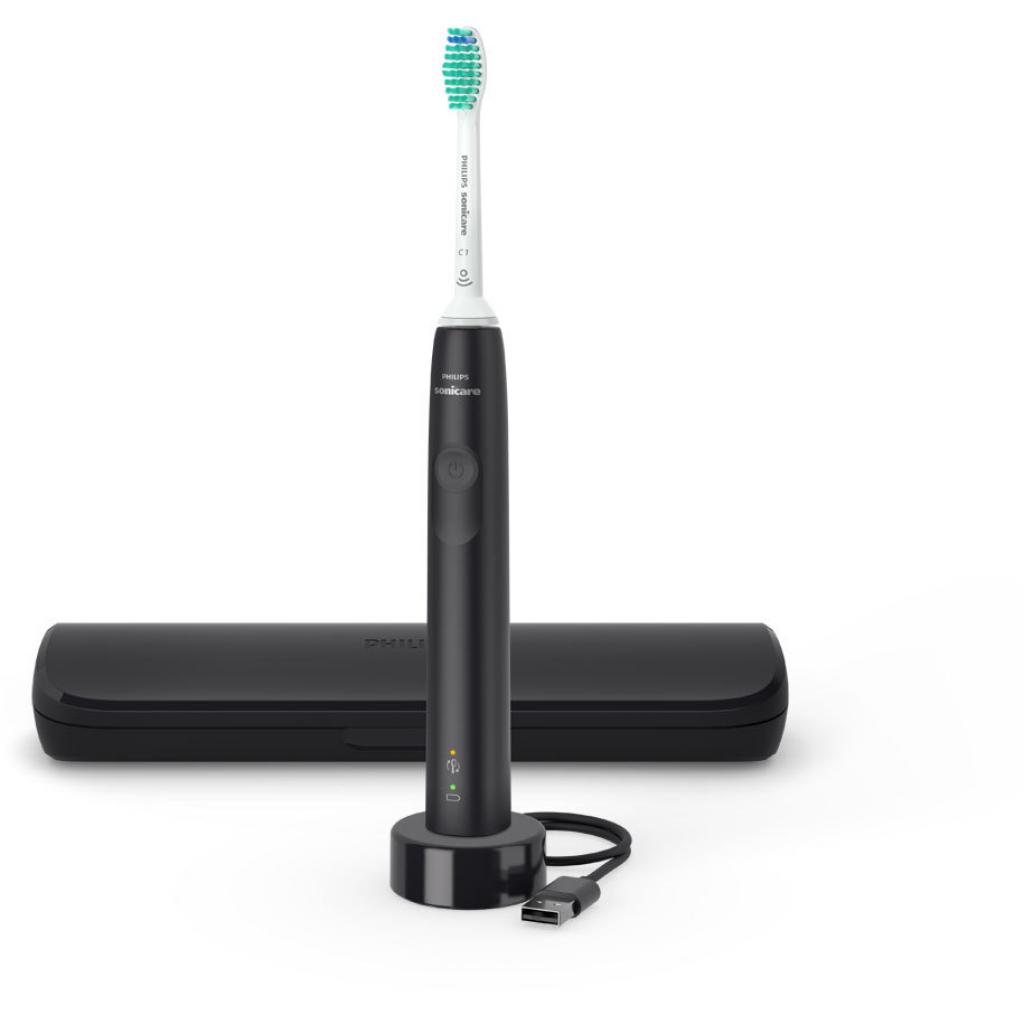 Philips Sonicare 3100 series, електрическa четкa за зъби, вграден батерия, черен цвятна ниска цена с бърза доставка - BestPC.BG
