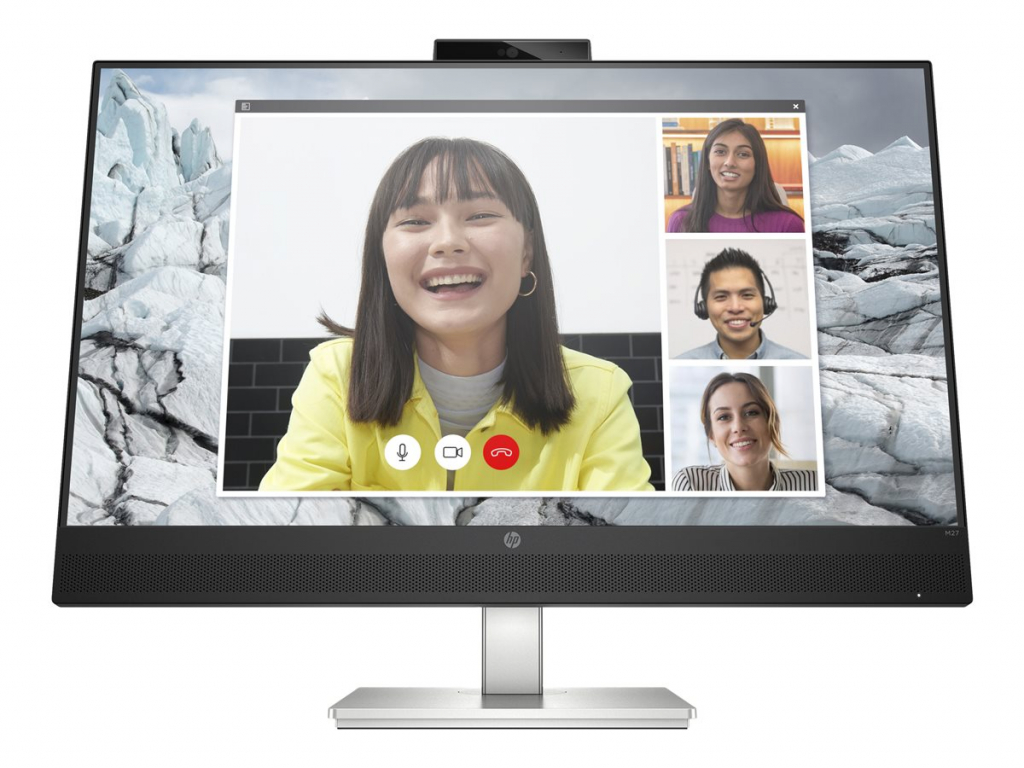 Монитор HP M27 Webcam 27inch IPS FHD 75Hz 5ms VGA 2xHDMI 1.4 USB-Cна ниска цена с бърза доставка - BestPC.BG