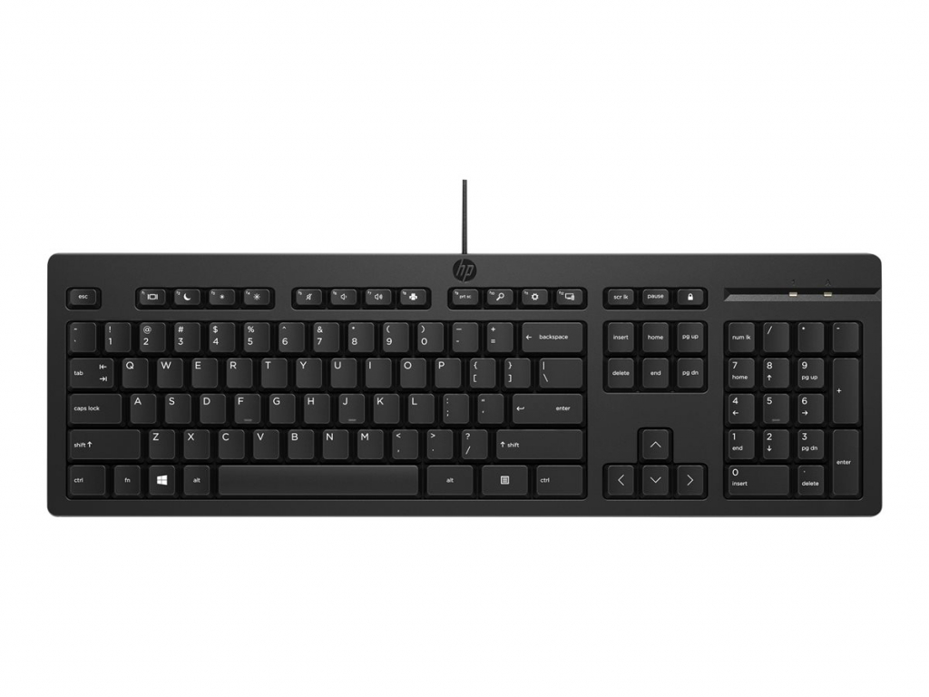 Клавиатура HP 125 Wired Keyboard (BG)на ниска цена с бърза доставка - BestPC.BG