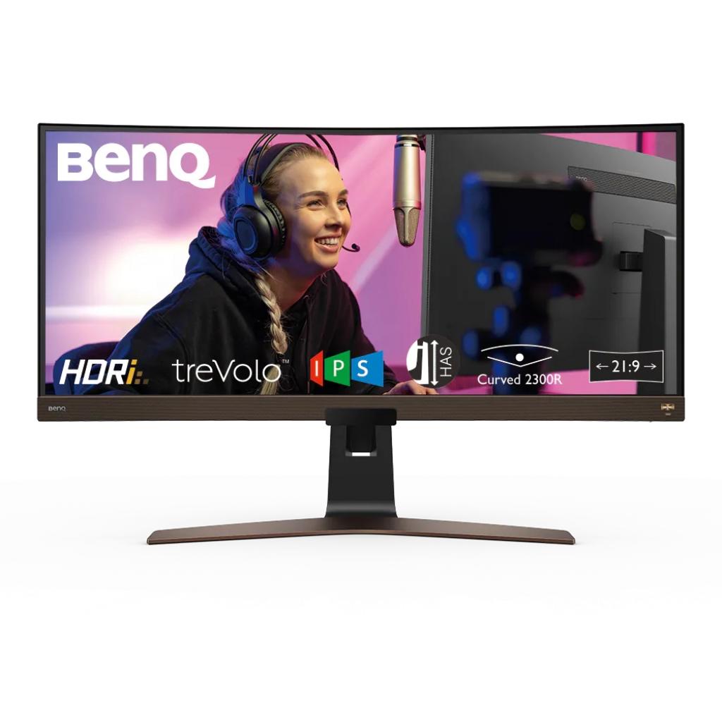 Монитор BenQ EW3880R, 37.5" IPS, HDRi, 4ms(GtG), 3840x1600, 95% DCI-P3, HDMI,DPна ниска цена с бърза доставка - BestPC.BG