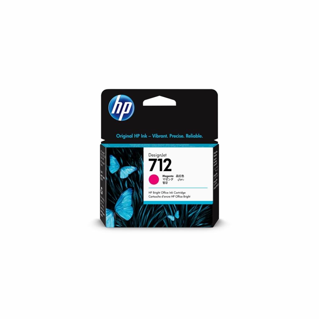 HP Мастило No712, 3ED68A, 29 ml, Magentaна ниска цена с бърза доставка - BestPC.BG