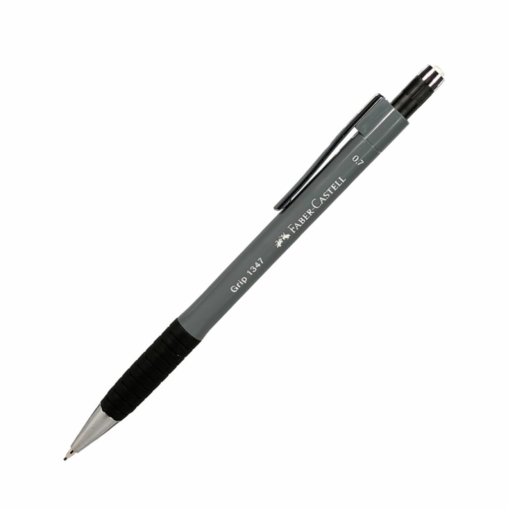 Faber-Castell Автоматичен молив Grip 1347, 0.7 mm, каменносивна ниска цена с бърза доставка - BestPC.BG