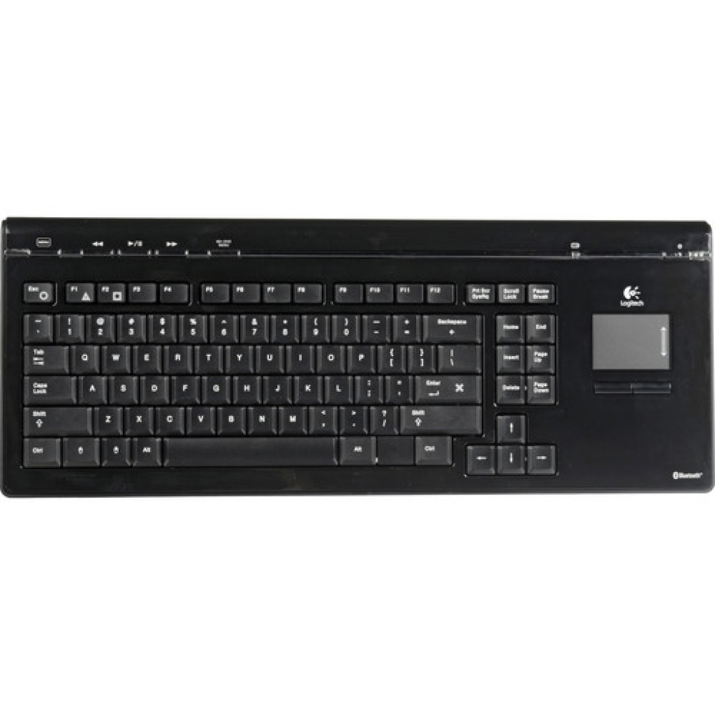 Клавиатура LOGITECH Cordless Mediaboard Pro TouchPadна ниска цена с бърза доставка - BestPC.BG
