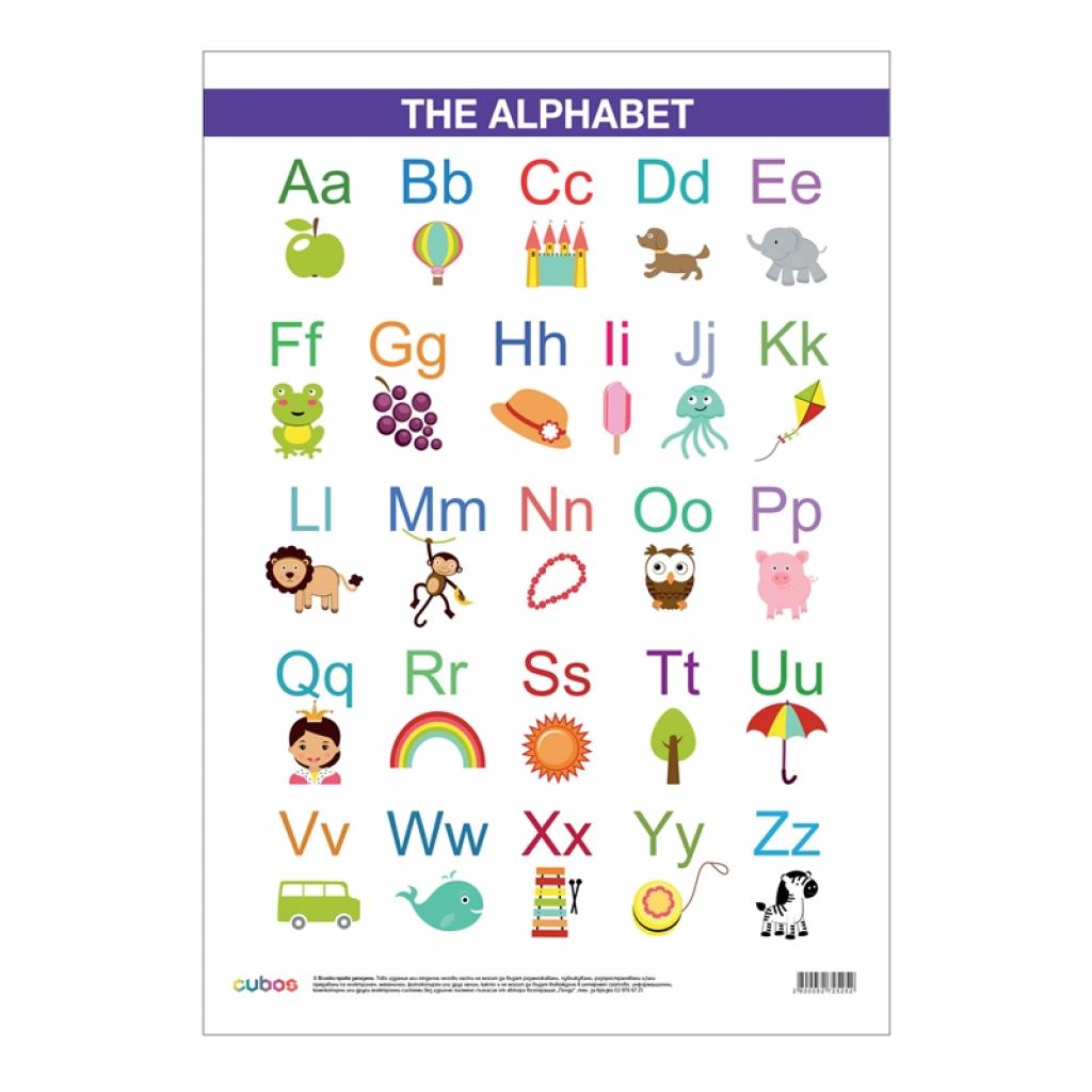 Продукт Office 1 Ученическо табло ''Английска азбука'', 70 x 100 cmна ниска цена с бърза доставка - BestPC.BG