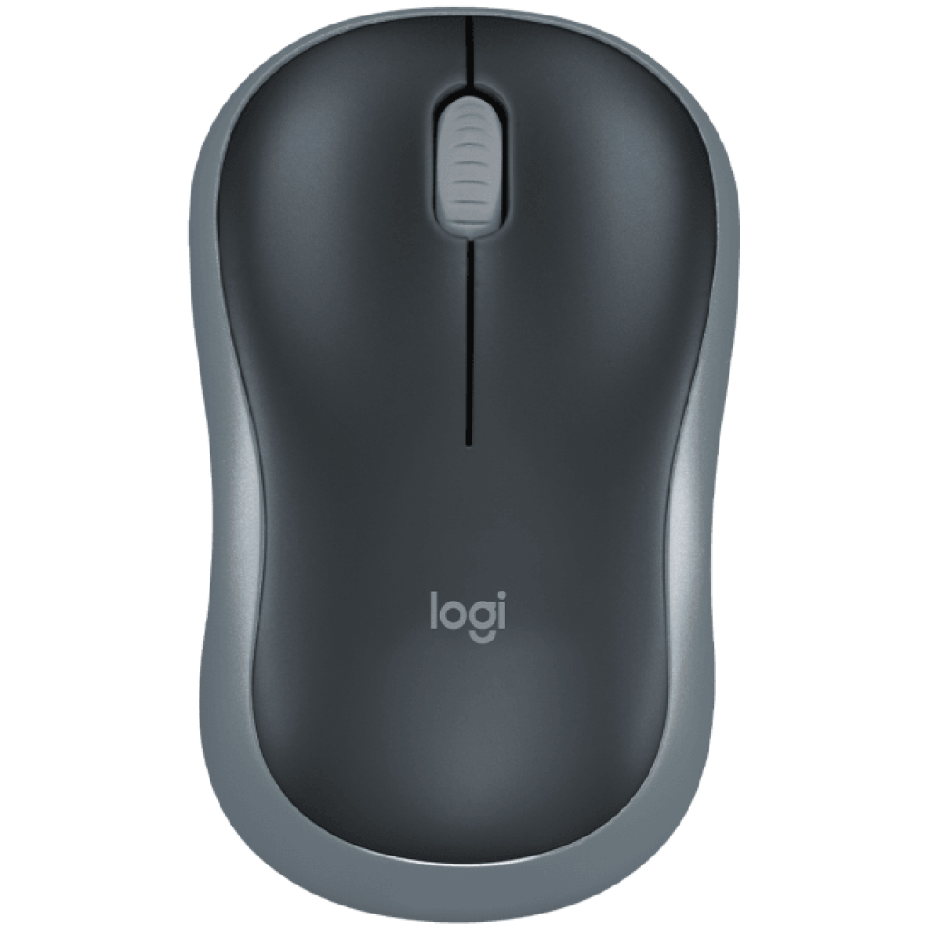 Безжична оптична мишка LOGITECH M185, USB, Сив-Черенна ниска цена с бърза доставка - BestPC.BG