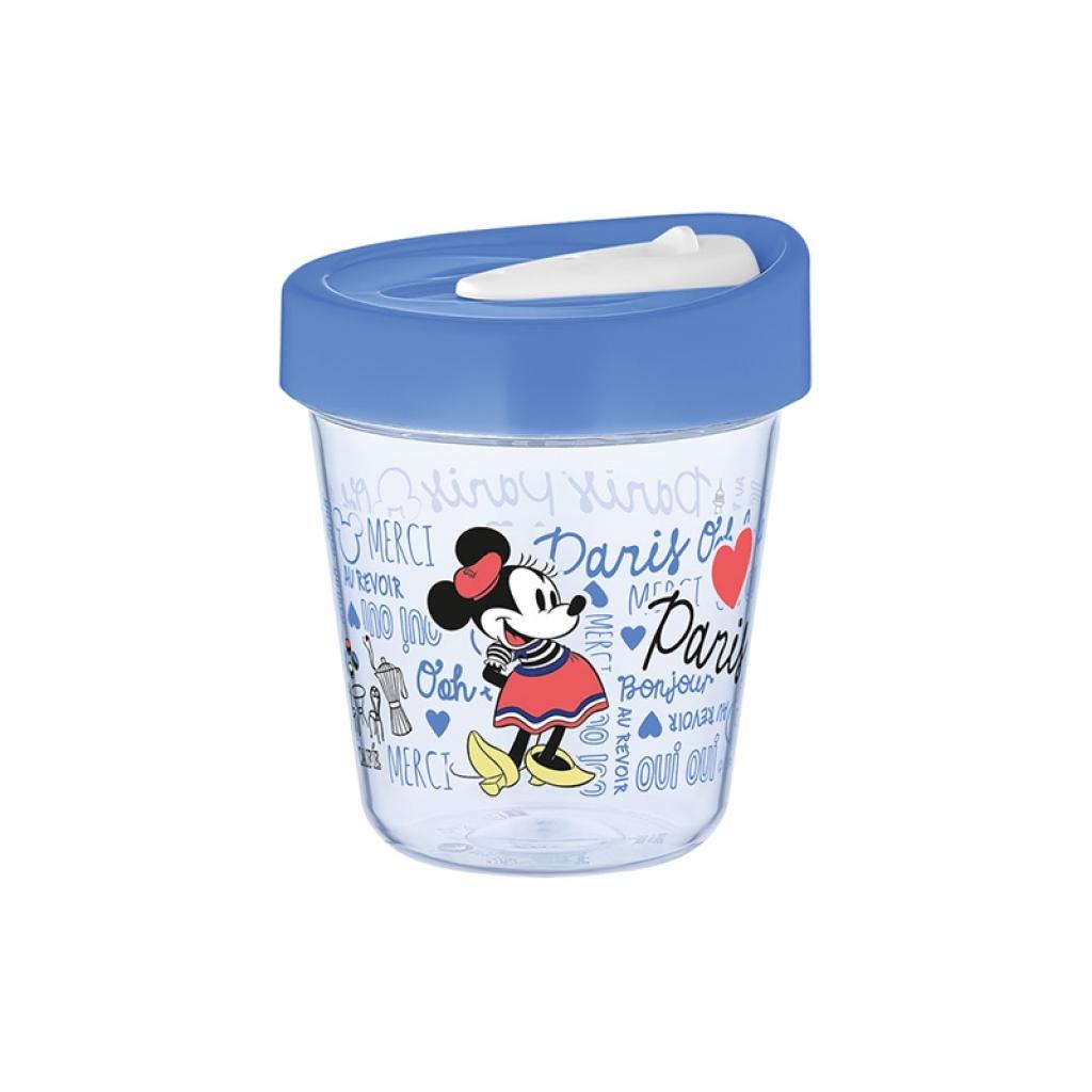 Disney Чаша за пътуване Париж, с капак, 350 ml, синяна ниска цена с бърза доставка - BestPC.BG