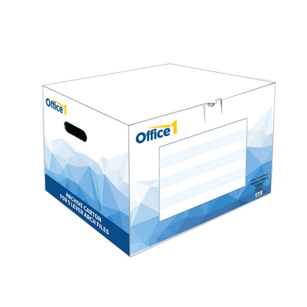 Office 1 Архивен кашон, за класьори, 370 x 285 x 315 mmна ниска цена с бърза доставка - BestPC.BG