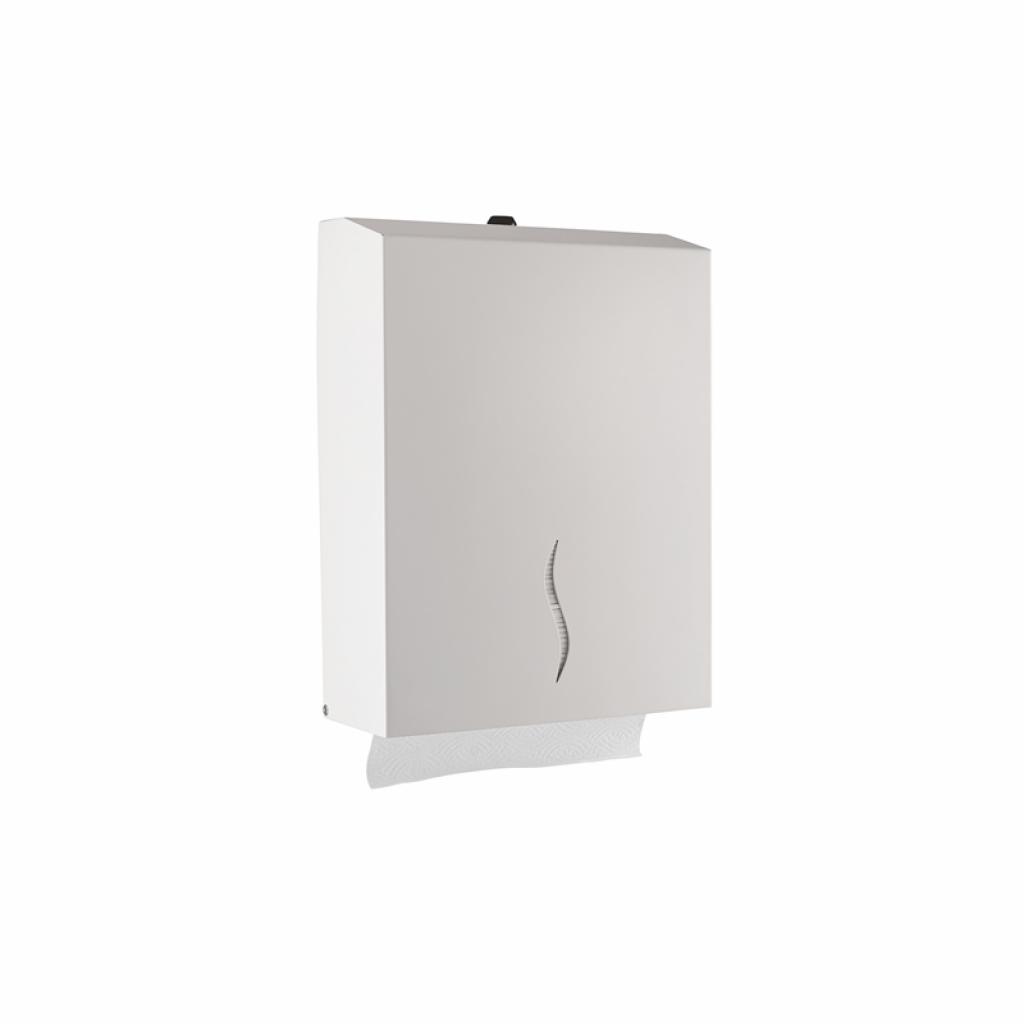 Dayco Диспенсър за кърпи за ръце с V-сгъвка, 27 х 12 х 21 cm, бялна ниска цена с бърза доставка - BestPC.BG