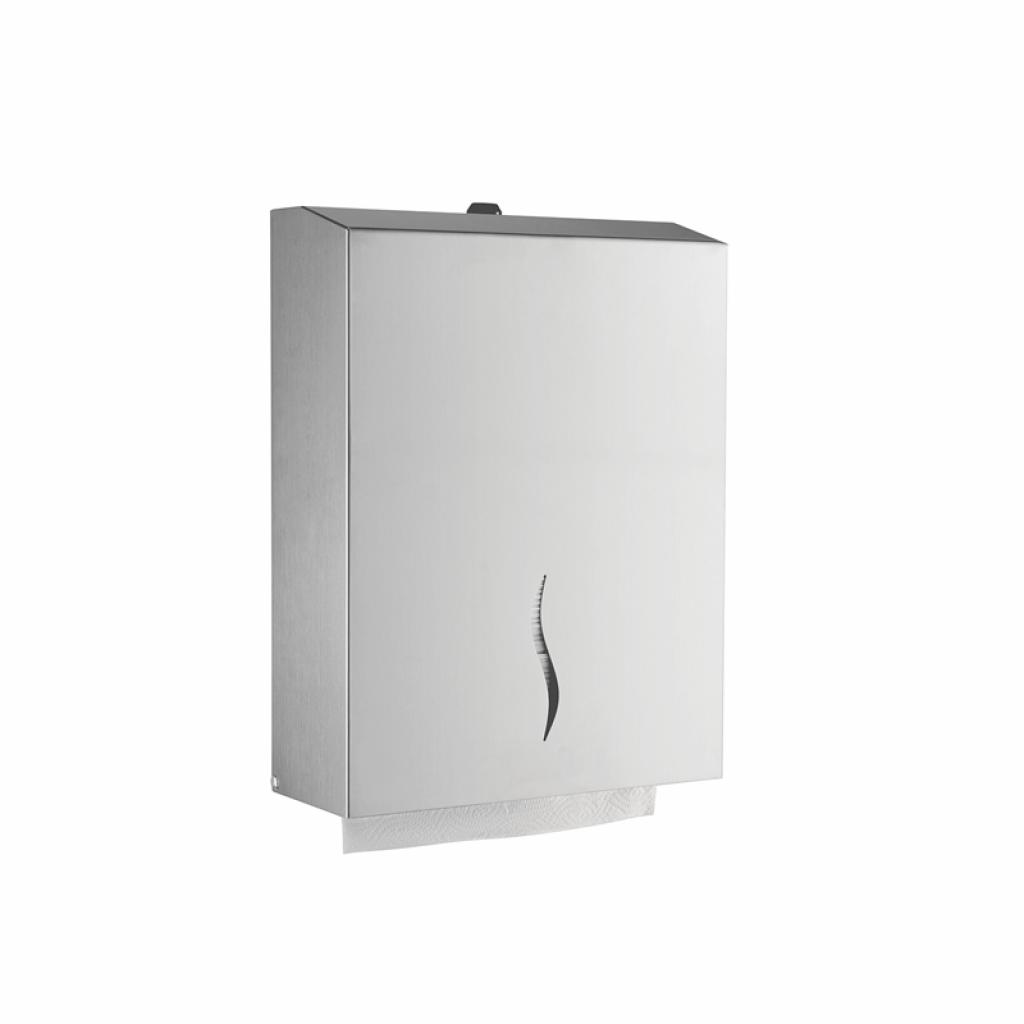 Dayco Диспенсър за кърпи за ръце със Z-сгъвка, 27 х 10 х 21 cm, иноксна ниска цена с бърза доставка - BestPC.BG