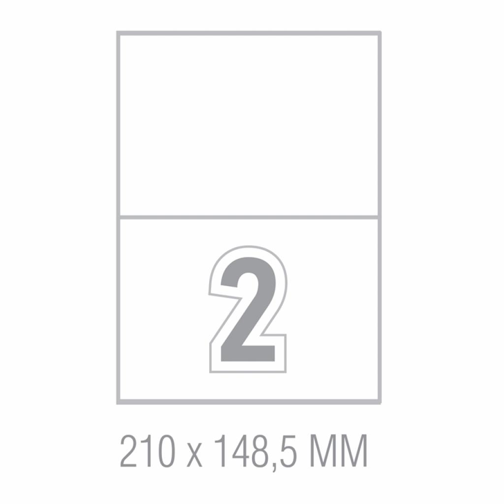 Самозалепващи етикети, A4, 210 x 148.5 mm, прави ъгли, 100 листана ниска цена с бърза доставка - BestPC.BG