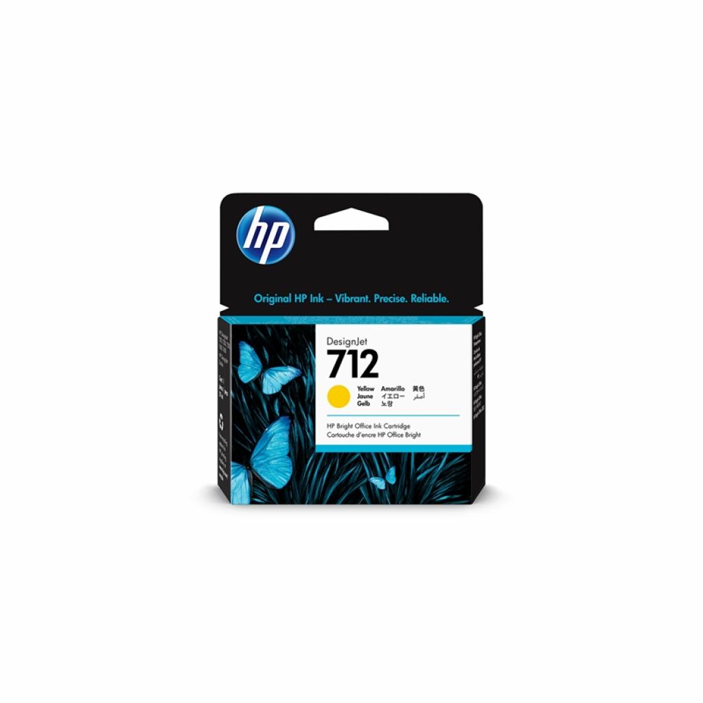 HP Мастило No712, 3ED69A, 29 ml, Yellowна ниска цена с бърза доставка - BestPC.BG