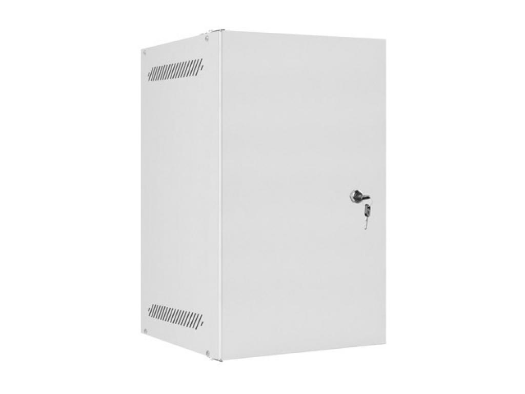 Шкаф за техника - Rack Lanberg rack cabinet 10" wall-mount 9U - 280x310 self, with metal door, greyна ниска цена с бърза доставка - BestPC.BG